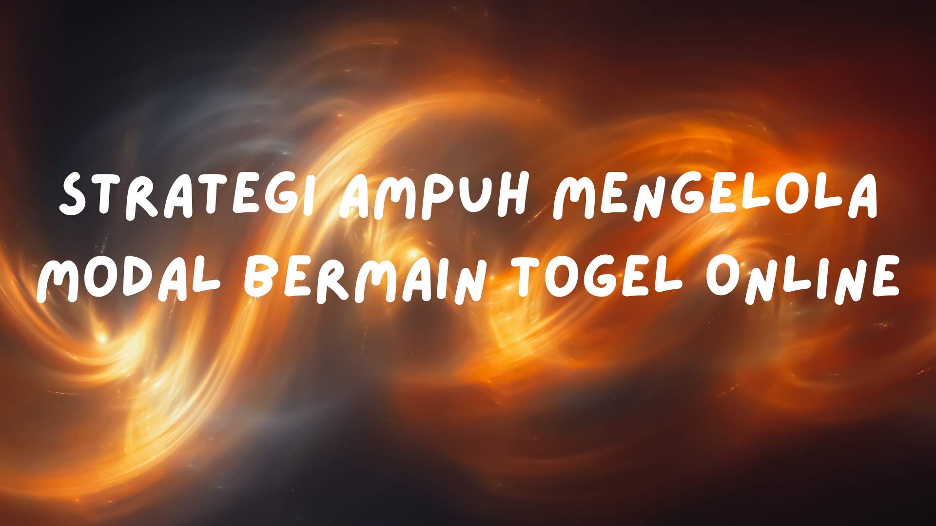 Mengelola Modal Judi Online